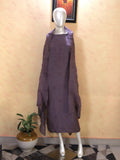 Mauve Dora Silk Suit Material | Soft & Comfortable Elegant Ethnic Dress Material with Dupatta