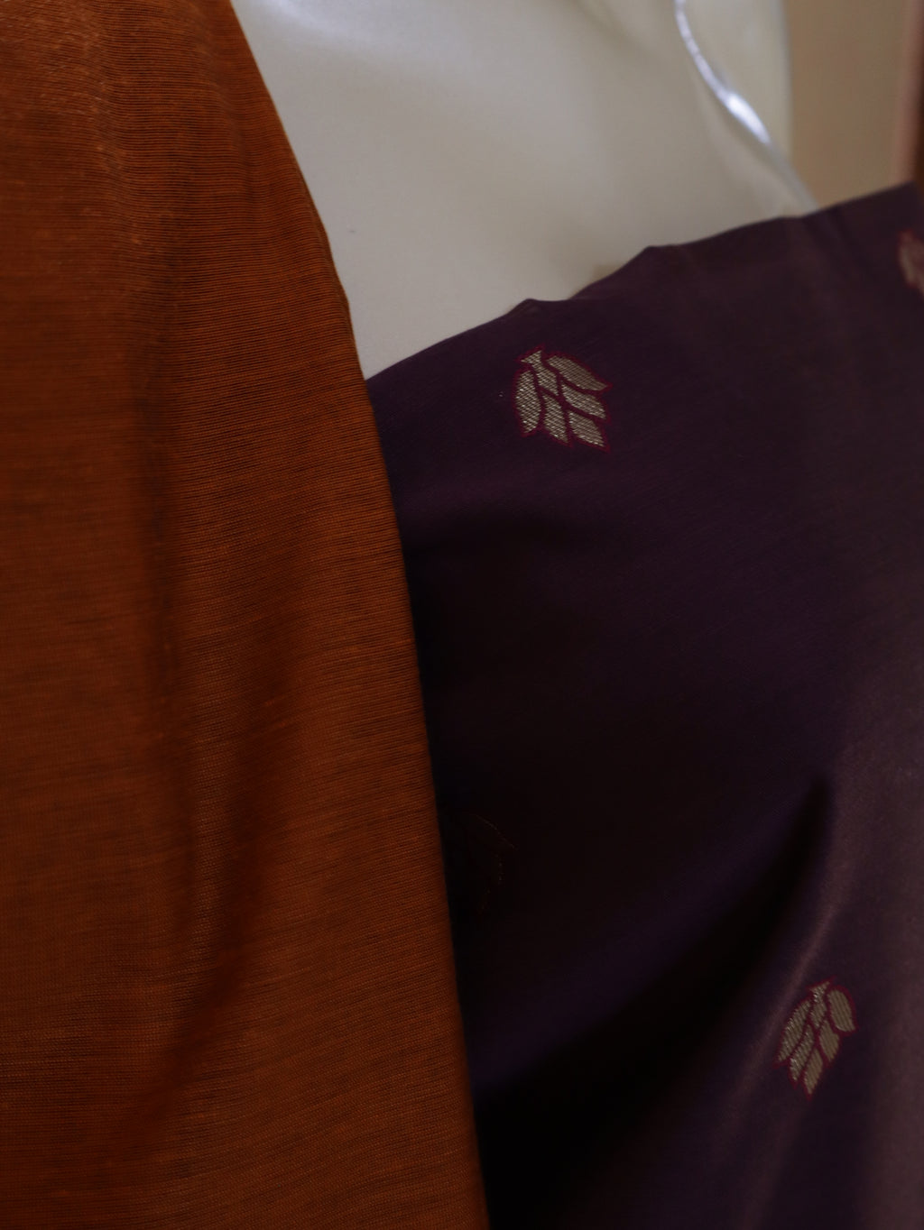 Purple Jhamdhani Silk 3-Piece Suit Material | Soft & Elegant Ethnic Dress Material with Dupatta