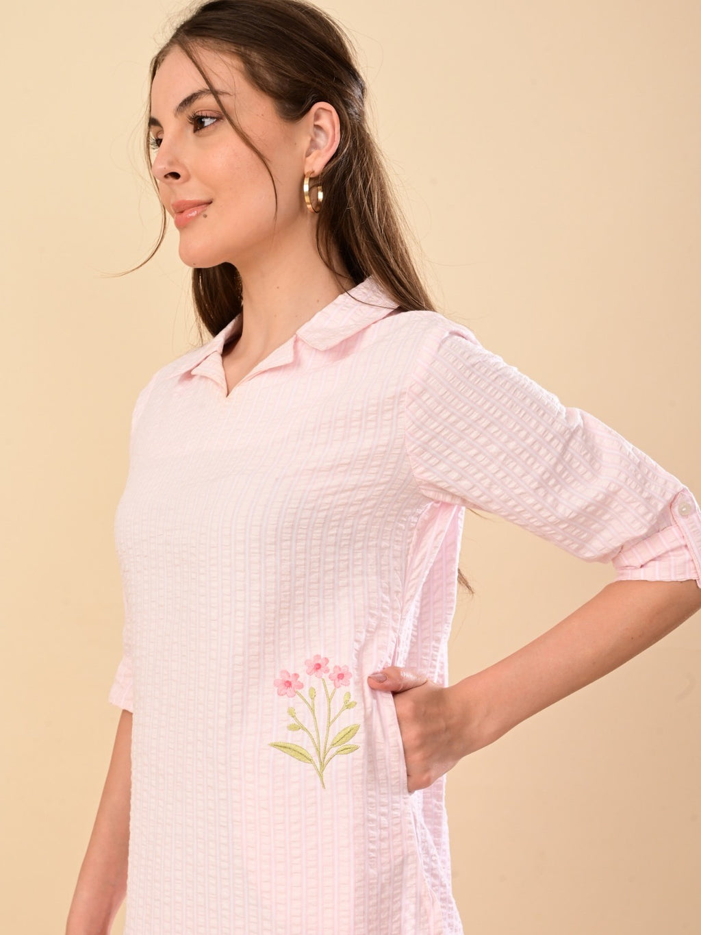 Aulera – Blush Petals Cotton Co-ord Set